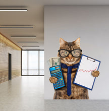 Load image into Gallery viewer, Cat Money Wall decal, home decoration, Cat Money Wall sticker, iving room decor, home decor, room decor, modern wall art, Multi Color k-921