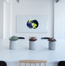 Load image into Gallery viewer, Planet Earth Polygonal Wall decal, Planet Earth Polygon sticker,modern wall art, Multi Color GD211
