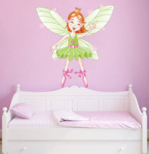 Load image into Gallery viewer, Fairy Ballerina Wall decal, Fairy Ballerina Wall sticker,modern wall art, Multi Color k-897