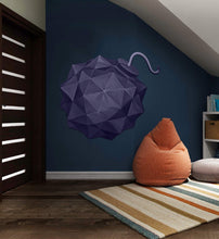 Load image into Gallery viewer, Bomb Polygonal Wall decal, Bomb Polygon sticker,modern wall art, Multi Color GD216
