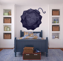 Load image into Gallery viewer, Bomb Polygonal Wall decal, Bomb Polygon sticker,modern wall art, Multi Color GD216
