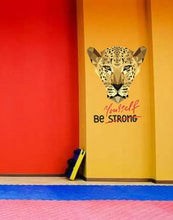 Load image into Gallery viewer, Cheetah Polygonal Wall decal, Cheetah Polygon sticker,modern wall art, Multi Color GD219