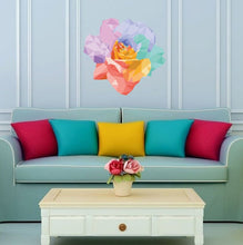 Load image into Gallery viewer, Flowers Polygonal Wall decal, flowers Polygon sticker , Marvel Room decor for boys ,modern wall art, Multi Color GD220