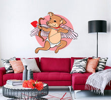 Load image into Gallery viewer, Angel Dog Love Wall decal, wall decor sticker ,living room decor , Angel Dog Love Wall sticker,modern wall art, Multi Color k-887