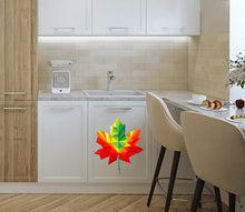 Load image into Gallery viewer, Maple Leaves Wall Decal Plant Wall Sticker Peel and Stick Removable Wall Art Decoration Nursery Bedroom Living Room, Multi Color GD259
