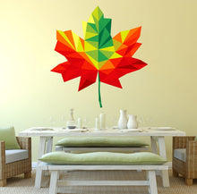 Load image into Gallery viewer, Maple Leaves Wall Decal Plant Wall Sticker Peel and Stick Removable Wall Art Decoration Nursery Bedroom Living Room, Multi Color GD259