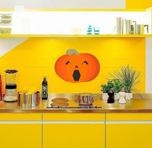 Load image into Gallery viewer, Halloween pumpkins decor indoor Pumpkins decals Cottagecore decor kitchen Autumn decal vinyl Kitchen wall decor ideas