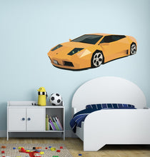 Load image into Gallery viewer, Car Polygonal Wall decal, Car Polygon sticker,modern wall art, Multi Color GD272