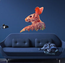 Load image into Gallery viewer, Lovely Cute Bunnies Rabbits Animal Wall Stickers Removable Wall Decals Art Decor for Nursery Baby Bedroom Playroom Living Room - GD276