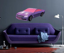 Load image into Gallery viewer, Car Polygonal Wall decal, Car Polygon sticker,modern wall art, Multi Color GD282