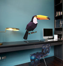 Load image into Gallery viewer, Lovely Cute Toucan Birds Animal 3D Vinyl Wall Stickers Removable Wall Decals Art Decorations Decor for Nursery Baby Bedroom Playroom- GD289