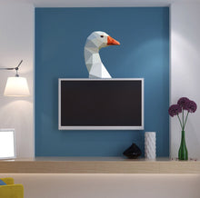 Load image into Gallery viewer, Swan Polygonal Wall decal, Swan Wall Decals Girls Wall Stickers Girls Bedroom Romantic Room Wall Decor-Multi Color GD291