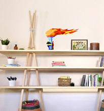 Load image into Gallery viewer, Olympic Flame Polygonal Wall decal, Olympic Flame Polygon sticker,modern wall art, Multi Color GD311