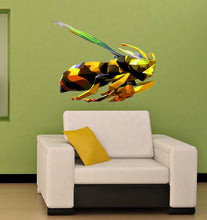 Load image into Gallery viewer, Bumblebee Polygonal Wall Decal, Hornet, Bee Decal, Bees Wall Decals, Bumble Bee Wall Stickers, Wall Decor, Vinyl Wall Decals, Bees, GD263