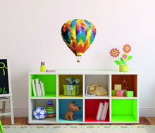 Load image into Gallery viewer, Balloon Polygonal Wall decal, Hot Air Balloon Wall Decals,Peel and Stick Removable, Balloons Wall Stickers Decoration Multi Color GD319