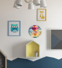 Load image into Gallery viewer, Hot Air Balloon Wall Decals,Peel and Stick Removable Polygonal Wall Decals, Balloons Wall Stickers Decoration for Kids Multi Color GD320