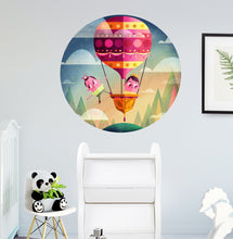 Load image into Gallery viewer, Hot Air Balloon Wall Decals,Peel and Stick Removable Polygonal Wall Decals, Balloons Wall Stickers Decoration for Kids Multi Color GD320