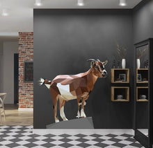 Load image into Gallery viewer, Goat Polygonal Wall decal, Goat Polygon sticker,modern wall art, Multi Color GD271