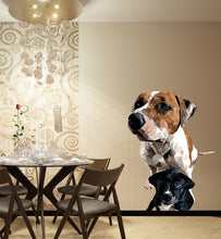 Load image into Gallery viewer, Dogs Polygonal Wall decal, dogs wall stickers, dog wall decor, dog room decor, pet decor for home, wall decor living room Multi Color GD273