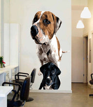 Load image into Gallery viewer, Dogs Polygonal Wall decal, dogs wall stickers, dog wall decor, dog room decor, pet decor for home, wall decor living room Multi Color GD273