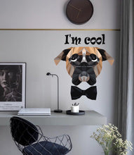 Load image into Gallery viewer, Pit Bull 3d Dog Polygonal Wall decal, dog bedroom decor for boys, dogs wall stickers, living room decor, wall decoration Multi Color GD281