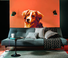 Load image into Gallery viewer, Dog Polygonal Wall decal, dog room decor, wall decor living room, dog stickers,Multi Color GD284