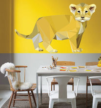 Load image into Gallery viewer, Cute Lovely Lion Animal Wall Stickers Removable Wall Decals Peel and Stick Wall Art Decorations Home Decor for Kid Nursery Baby Room GD286