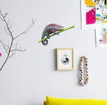 Load image into Gallery viewer, Reptile Lizard Vinyl Sticker Florida Tropical Reptile Lizard Wall Decals Zoo Interior Vinyl Wall Sticker Jungle Theme Kids Room Decals-GD296