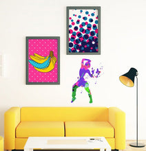 Load image into Gallery viewer, Dancer Dance Polygonal Wall decal, Dancer Dance Polygon sticker,modern wall art, Multi Color GD307