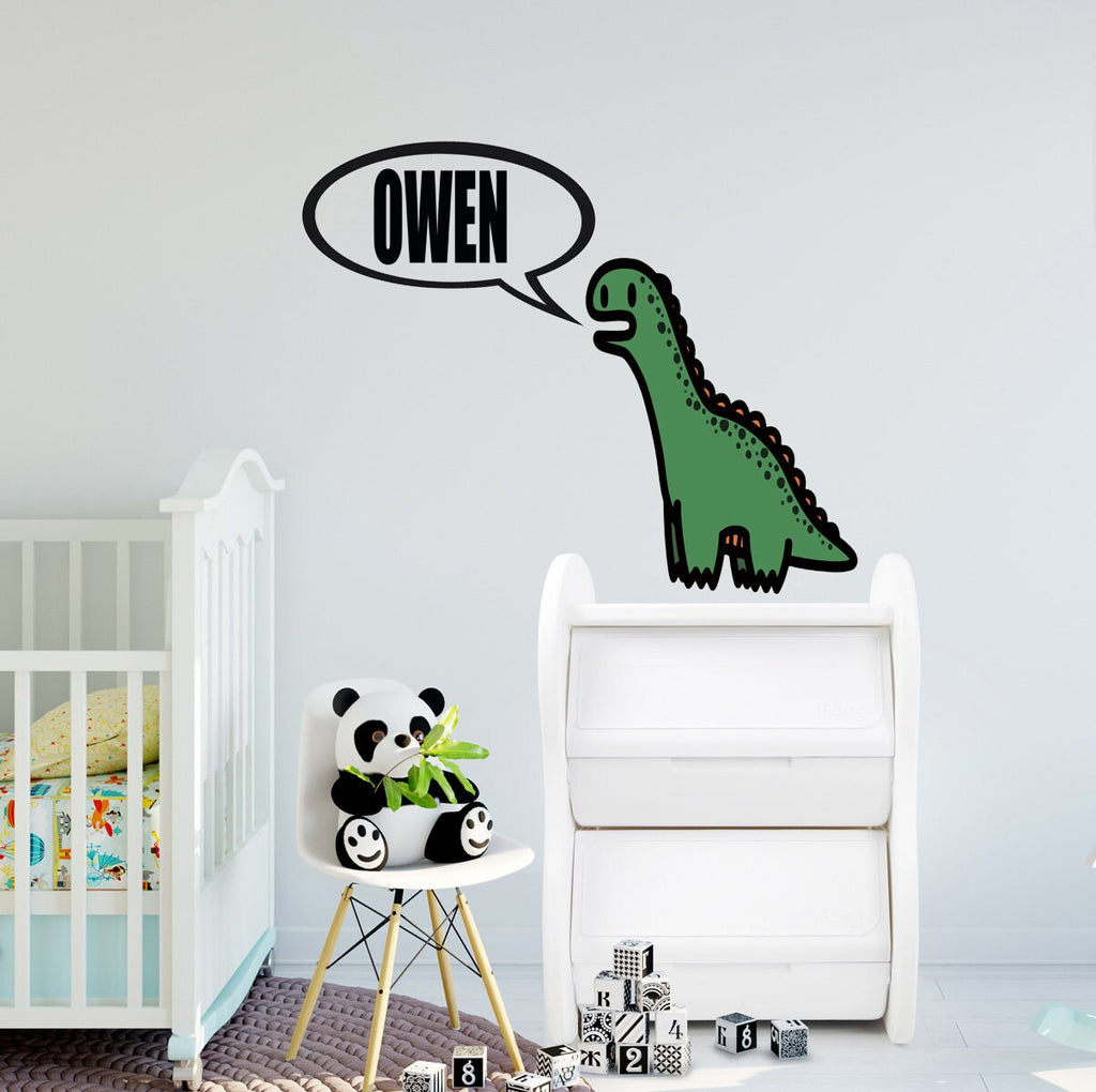 Nursery boys Dino Wall Decal,Dinosaur Wall Decals, Boys Room Wall Stickers, GD407