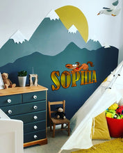 Load image into Gallery viewer, Pony Custom name wall decal, personalized sticker, personalized decal, nursery decal baby boy stickers, baby girl decal GD416