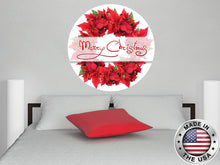 Load image into Gallery viewer, Merry Christmas Wall Decal. Holiday Vinyl Sticker. Christmas Wall Mural. Merry Christmas Themed Removable Decor. Holiday Decoration NT202
