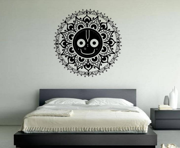 Mandala stickers wall decor boho sacred geometry,Wall Room Decor Art Vinyl Sticker Mural Mandala Aztec, Mandala boho wall decor, VG147