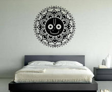 Load image into Gallery viewer, Mandala stickers wall decor boho sacred geometry,Wall Room Decor Art Vinyl Sticker Mural Mandala Aztec, Mandala boho wall decor, VG147