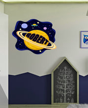 Load image into Gallery viewer, custom name Kids Wall Stickers Universe Space Wall Sticker Large Size Planet Wall Decal Space Wall Decor for Bedroom Classroom- GD453