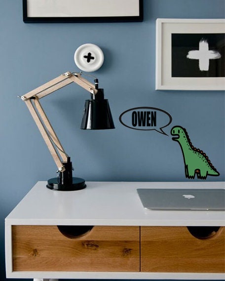 Nursery boys Dino Wall Decal,Dinosaur Wall Decals, Boys Room Wall Stickers, GD407