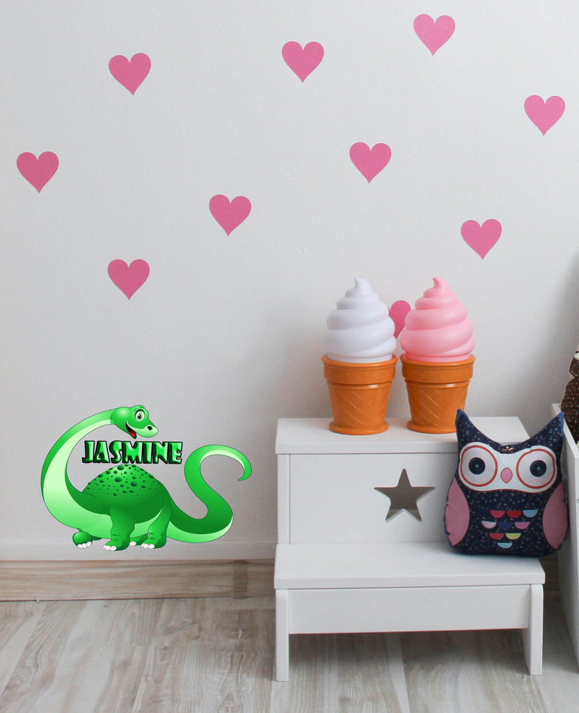 Brachiosaurus Custom name wall decal, Jurassic Triassic Era Wall Decal Custom Dinosaur Vinyl Sticker Kids Room Decor, wall stickers, GD410