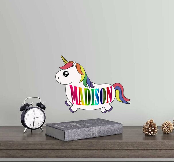 Pony Custom name wall decal, personalized sticker, personalized decal, nursery decal baby boy stickers, baby girl decal GD417