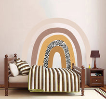 Load image into Gallery viewer, Rainbow Wall Stickers Peel and Stick, Precut Waterproof Rainbow Wall Decals Large Vintage Boho Rainbow Decor Girl Bedroom Kids Room-GD506