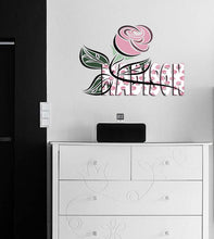 Load image into Gallery viewer, Vintage Peony Wall Decal - Kids Wall Decor, custom name stickers,living room wall decor,peony art - GD428