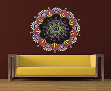 Load image into Gallery viewer, Boho Mandala Wall Decal Mandala Wall Stickers Lotus Mandala Decals for Walls Flower Wall Sticker, Wall Decals for Bedroom Living Room-GD519