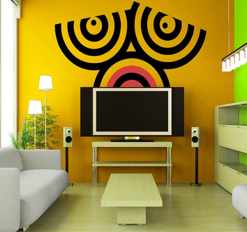 Arch Wall Decal Rainbow Wall Sticker Abstract Wall Decal Boho Wall Decal Modern Wall Decals Removable Peel and Stick-GD543