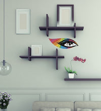 Load image into Gallery viewer, Wall decal art stickers Eye, Wall sticker Rainbow Eye decor, Puzzle vinyl sticker, baby stickers Eye Puzzle decal, evil eye wall decor,GD545