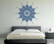 Load image into Gallery viewer, Mandala Om Yoga Spiritual Hinduism Buddhism Universe Cosmos Balance Energy Hippie Life DIY Wall Stickers Decals Vinyl Mural Decor Art VG164