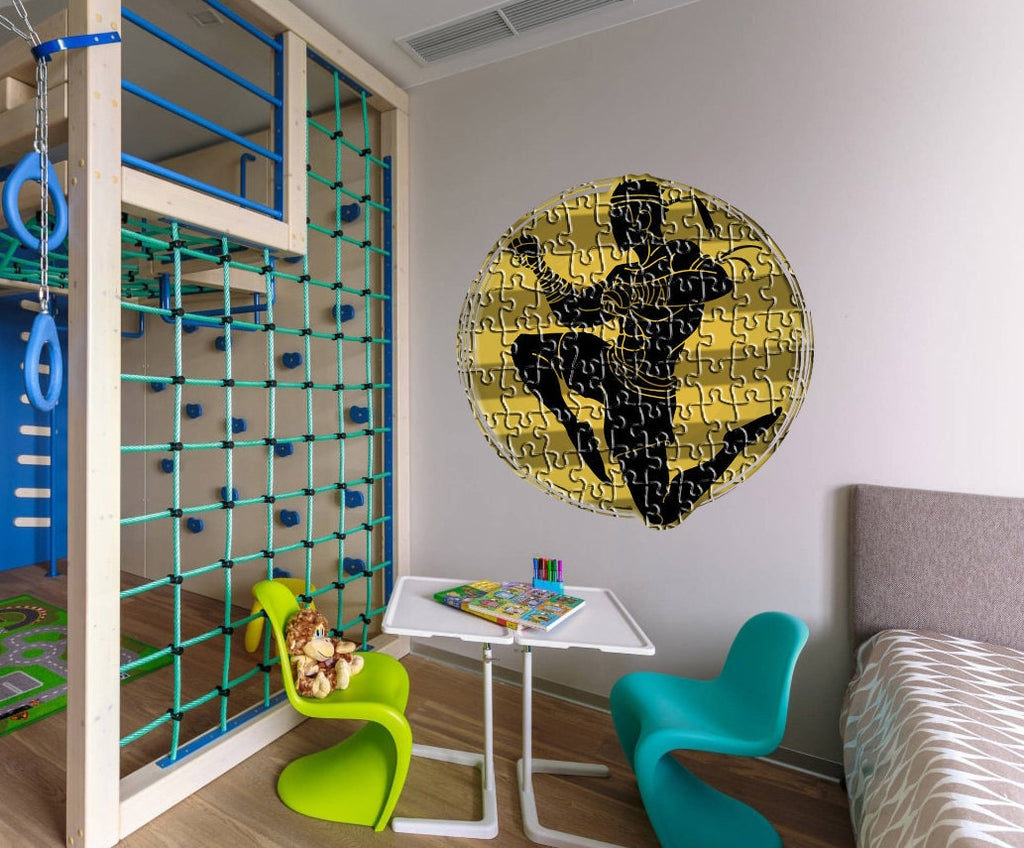 Wall Vinyl Decal Home Decor Art Sticker Running Martial Arts Sport Fitness Gym Room Removable Stylish Mural Unique Design-GD564