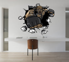 Load image into Gallery viewer, Boxing MMA Wall decal, Vinyl Decal Boxing Boxer Fight Sports Decor Wall Stickers Mural, boxing Wall sticker, 3D boxing sticker, GD611