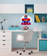 Load image into Gallery viewer, American football Custom name wall decal, personalized sticker, Wall Vinyl Decal Home Decor Art Sticker, Sports Kids Bedroom-GD639