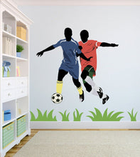 Load image into Gallery viewer, Football Wall Sticker- Decal Stickers and Mural for Kids Boys Girls Room and Bedroom. Sport Wall Art for Home Decor and Decoration-GD653