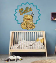 Load image into Gallery viewer, Wall decal art stickers Boho Girl Indian, personalized sticker, Inspiring Uplifting Encouragement Gifts for Women, Teen Girls - GD666