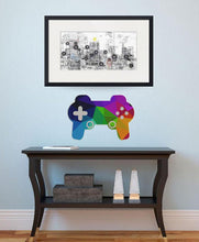 Load image into Gallery viewer, Gamer Controller Wall Decal, Creative Gaming Wall Sticker for Kids Boys Playroom Bedroom Wall Decor, Game Controller Wall stickers-GD527